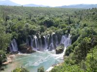 The Kravica Waterfalls are a spectacular sight.