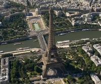 Eiffel Tower from the air