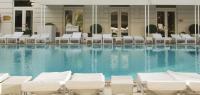 Swimming pool in hotel Copacobana Palace.